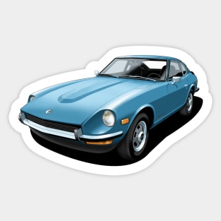 Datsun 240Z in blue Sticker